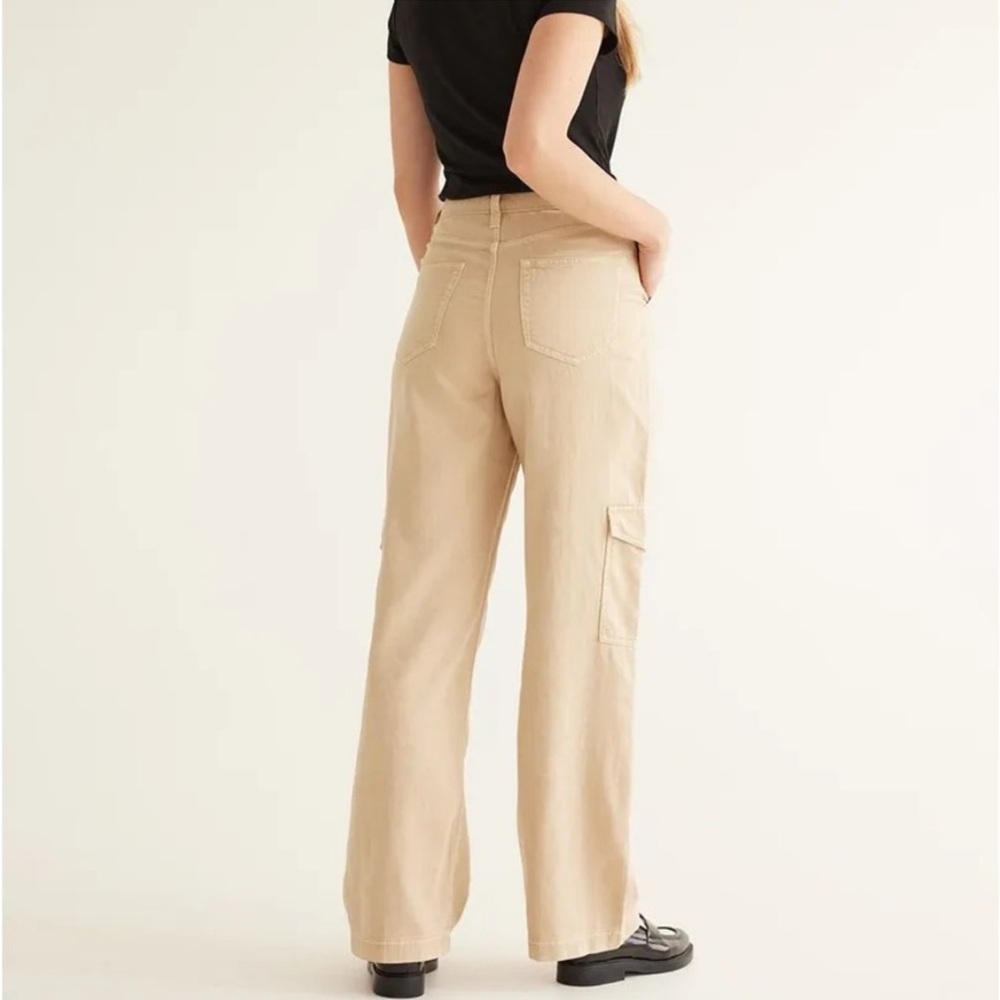 Reitmans Wide Leg Cargo spans in Taupe